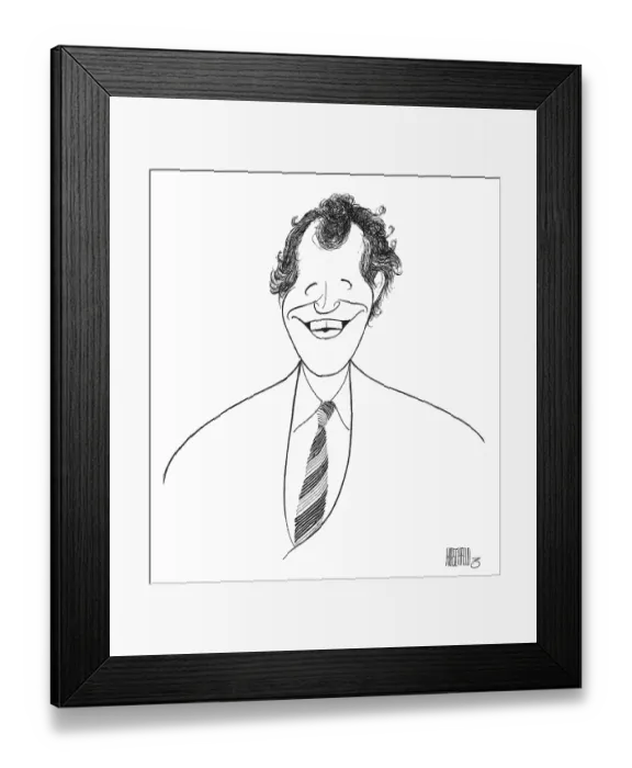 Framed Print : Caricature Of David Letterman Framed Print : Caricature Of David Letterman