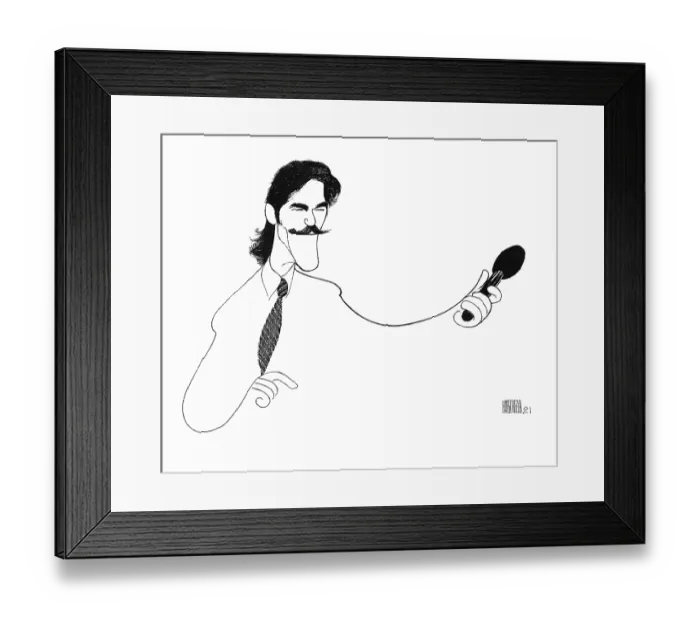 Framed Print : Caricature Of Geraldo Rivera Framed Print : Caricature Of Geraldo Rivera