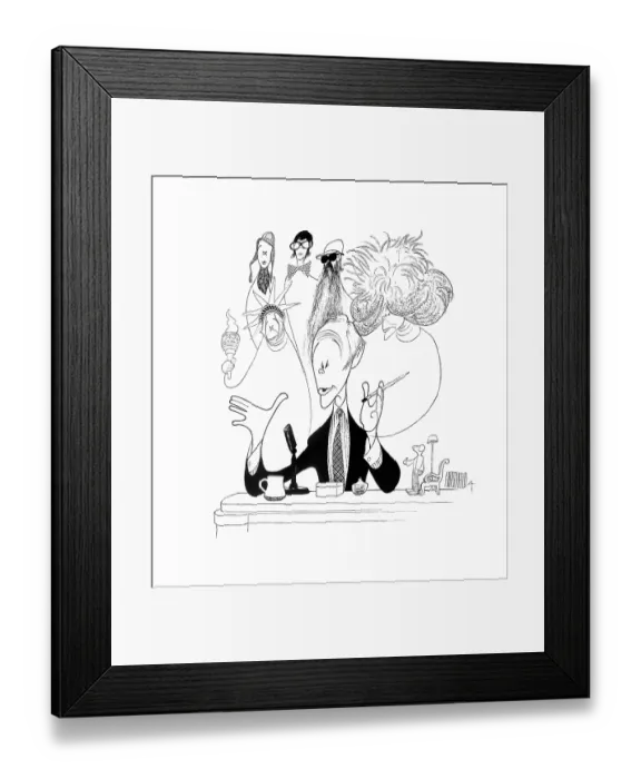 Framed Print : Caricature Of Johnny Carson Framed Print : Caricature Of Johnny Carson