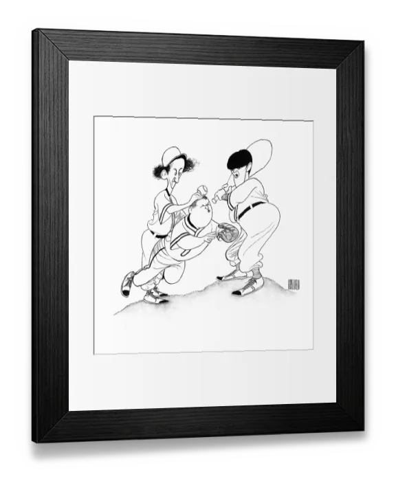 Framed Print : Caricature Of The Three Stooges Framed Print : Caricature Of The Three Stooges