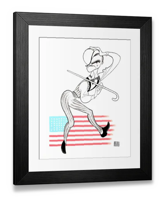 Framed Print : Caricature Of James Cagney Framed Print : Caricature Of James Cagney