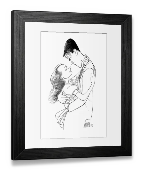 Framed Print : Caricature Of The Cast Of It's A Wonderful Life Framed Print : Caricature Of The Cast Of It's A Wonderful Life