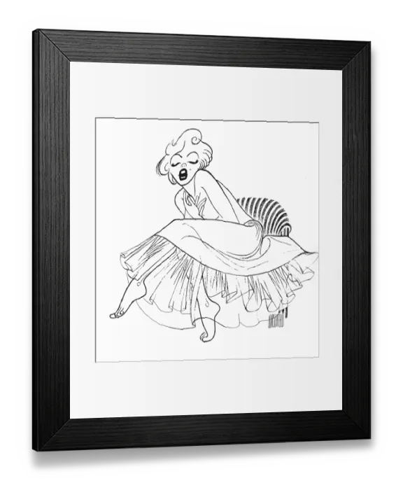 Framed Print : Caricature Of Marilyn Monroe Framed Print : Caricature Of Marilyn Monroe