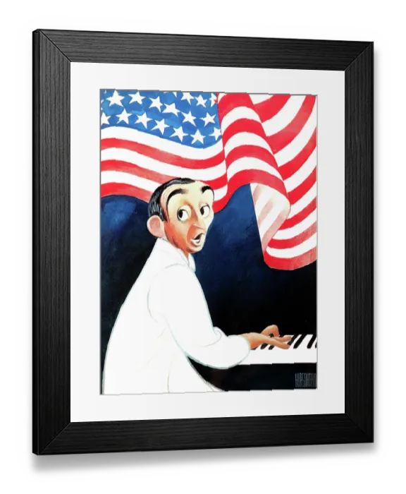 Framed Print : Caricature Of Irving Berlin