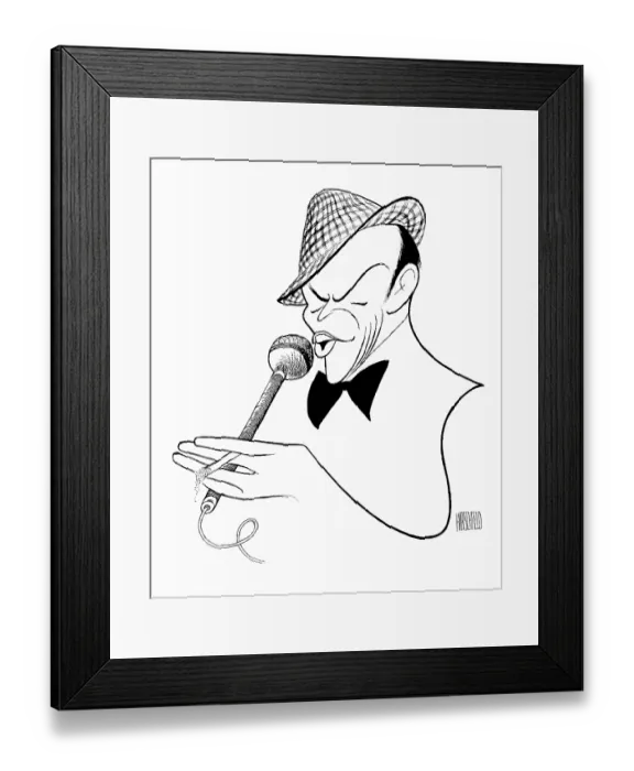 Framed Print : Caricature Of Frank Sinatra Framed Print : Caricature Of Frank Sinatra