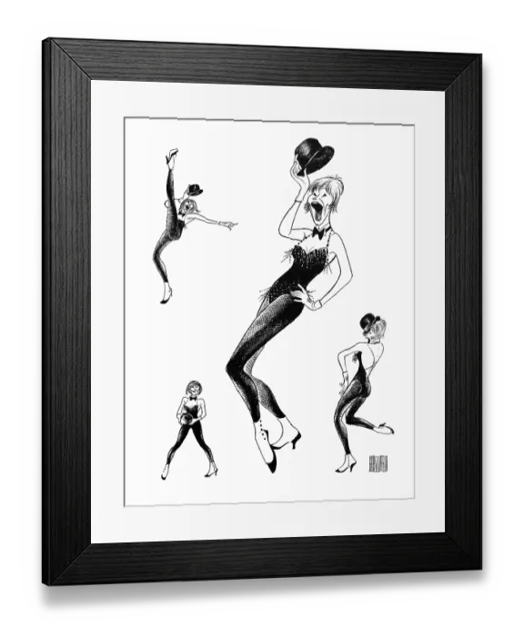 Framed Print : Caricature Of Shirley MacLaine Framed Print : Caricature Of Shirley MacLaine
