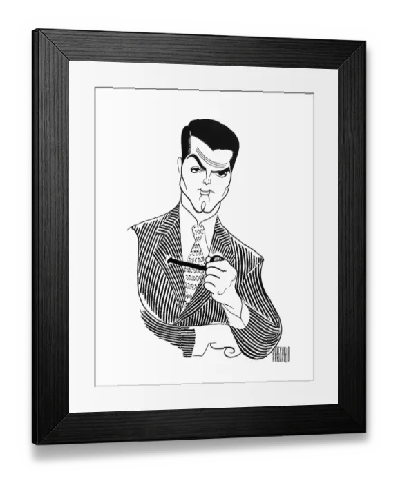 Framed Print : Caricature Of Cary Grant Framed Print : Caricature Of Cary Grant