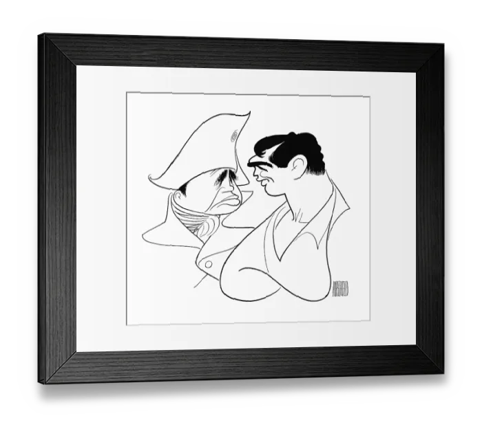 Framed Print : Caricature Of The Cast Of Mutiny On The Bounty Framed Print : Caricature Of The Cast Of Mutiny On The Bounty