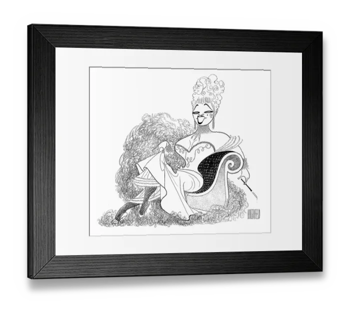 Framed Print : Caricature Of Mae West