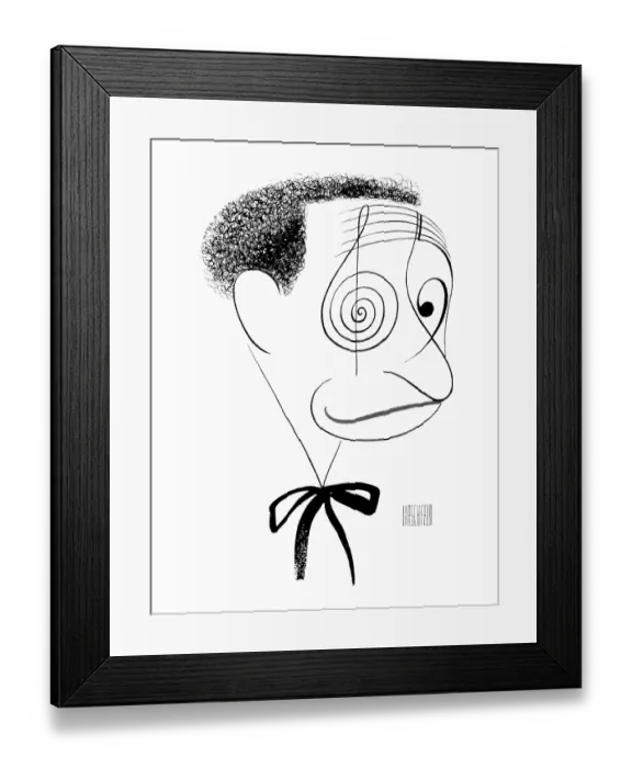 Framed Print : Caricature Of Harold Arlen Framed Print : Caricature Of Harold Arlen