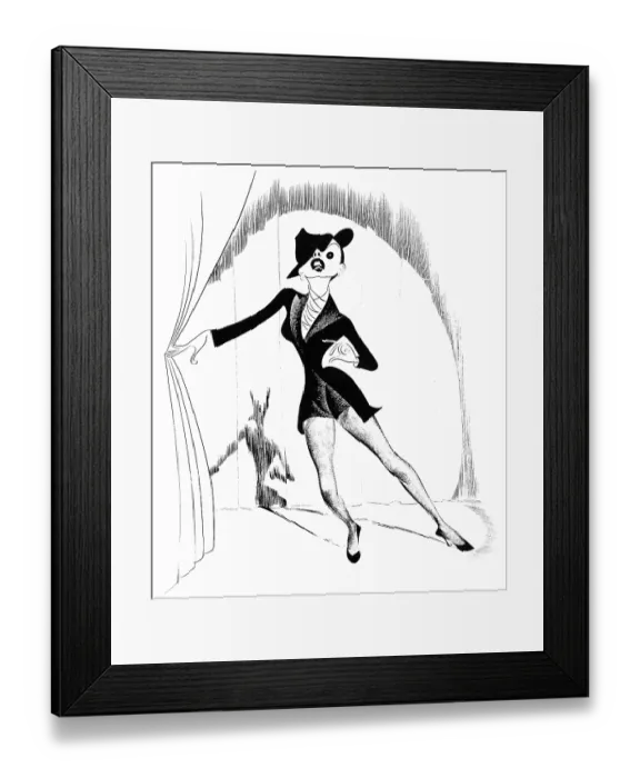 Framed Print : Caricature Of Judy Garland