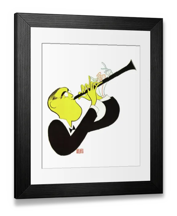 Framed Print : Caricature Of Benny Goodman Framed Print : Caricature Of Benny Goodman