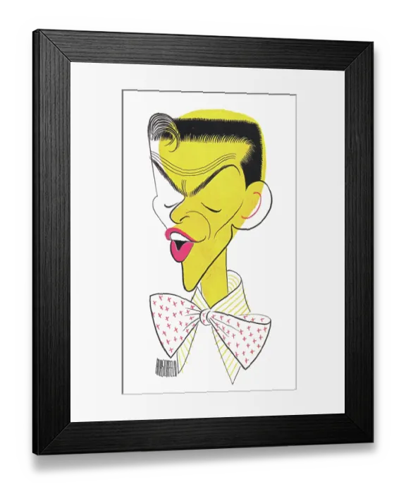 Framed Print : Caricature Of Frank Sinatra Framed Print : Caricature Of Frank Sinatra
