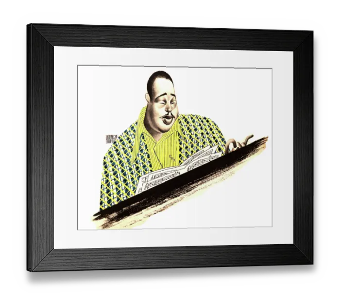 Framed Print : Caricature Of Duke Ellington Framed Print : Caricature Of Duke Ellington