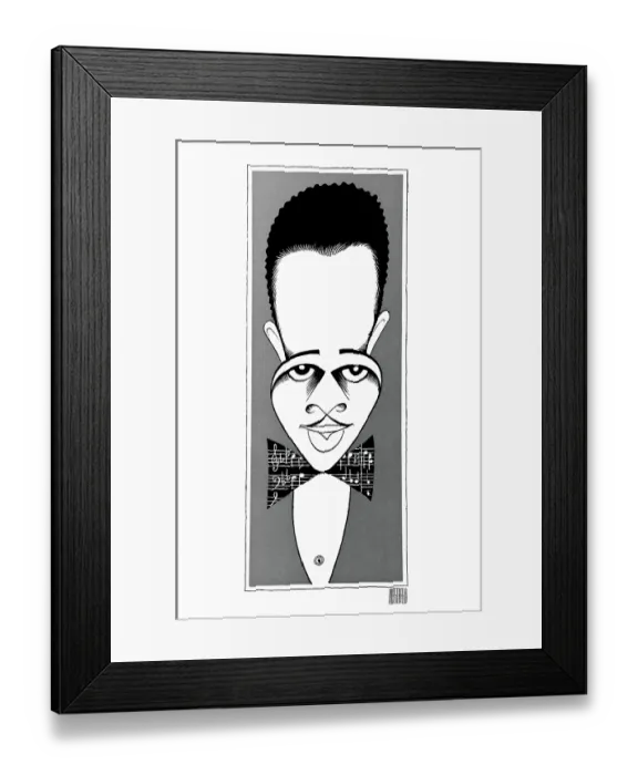 Framed Print : Caricature Of Duke Ellington Framed Print : Caricature Of Duke Ellington