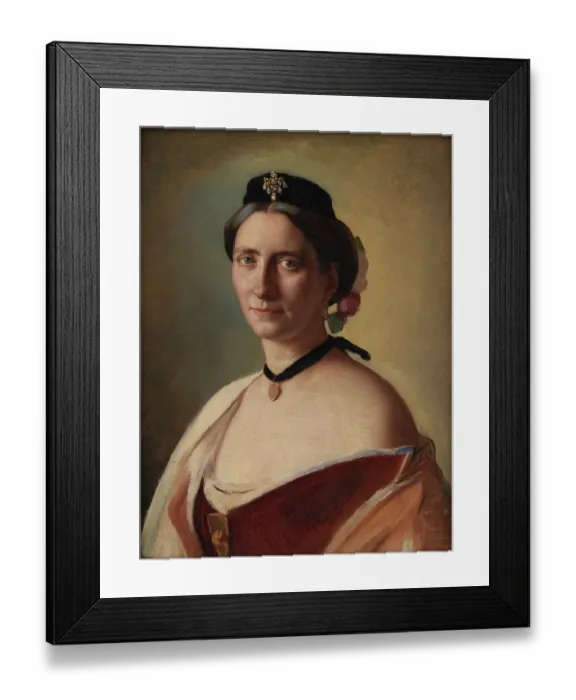 Framed Print : The Artists Wife