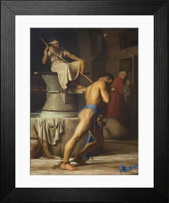Framed Print : Samson And The Philistines Framed Print : Samson And The Philistines
