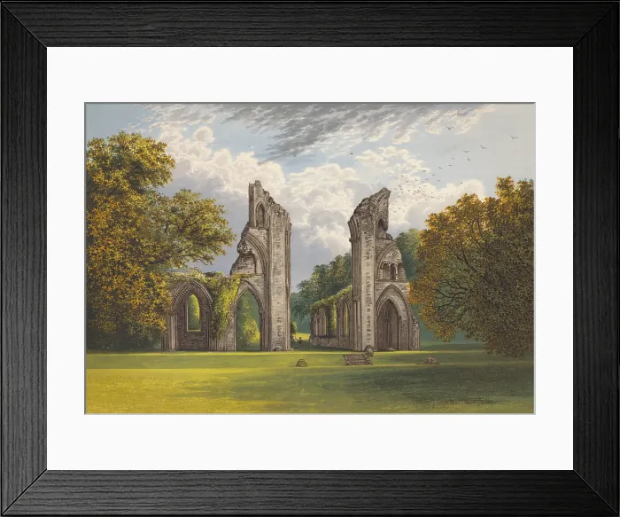 Framed Print : Glastonbury Abbey, c1880, (1897) Framed Print : Glastonbury Abbey, c1880, (1897)