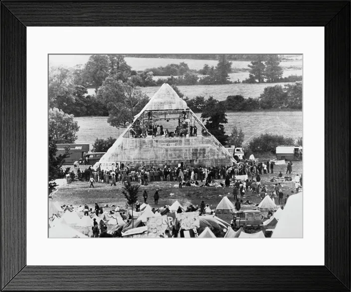 Framed Print : Pyramid Stage, Glastonbury Framed Print : Pyramid Stage, Glastonbury