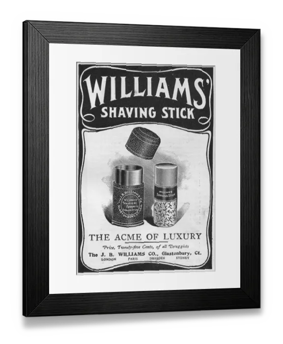 Framed Print : Williams Shaving Stick Framed Print : Williams Shaving Stick
