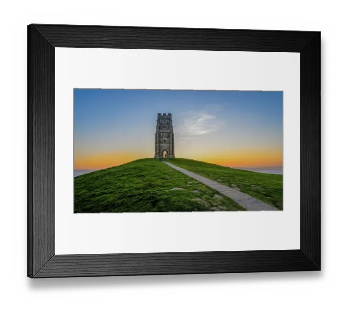 Framed Print : Sunrise on Glastonbury Tor Framed Print : Sunrise on Glastonbury Tor