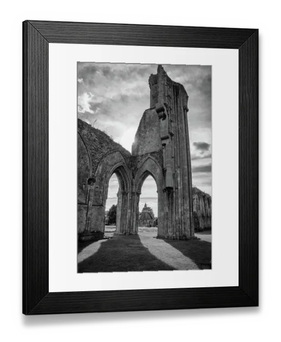 Framed Print : Glastonbury Abbey Ruins Framed Print : Glastonbury Abbey Ruins