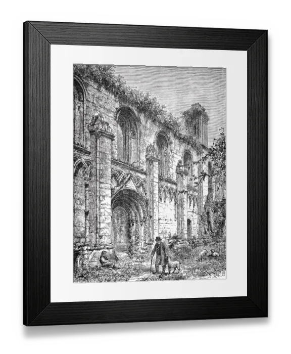 Framed Print : Glastonbury Abbey Framed Print : Glastonbury Abbey