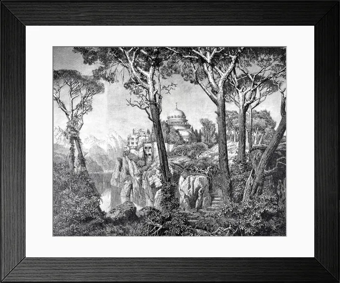 Framed Print : The Castle of the Grail Framed Print : The Castle of the Grail