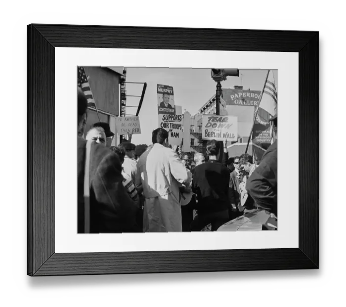 Framed Print : Bronx Conservative Club Rally, Sheridan Square, NYC Framed Print : Bronx Conservative Club Rally, Sheridan Square, NYC