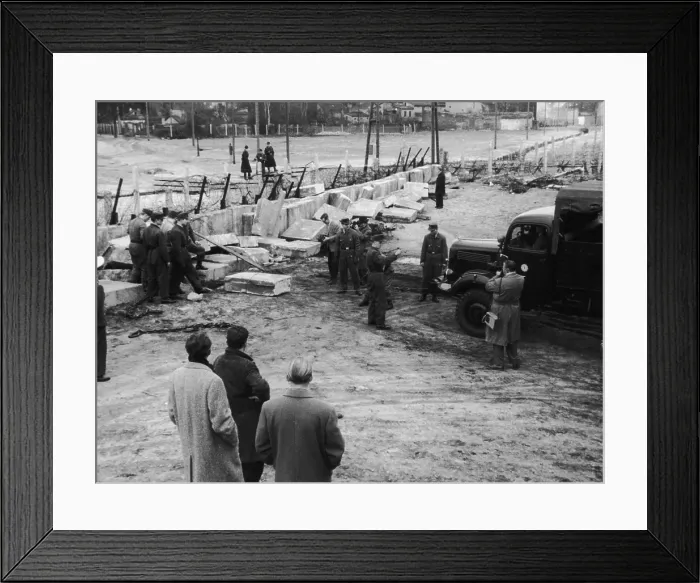 Framed Print : Berlin Wall Collapse