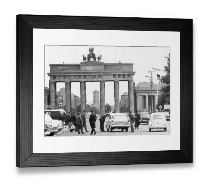Framed Print : At The Brandenberg Gate Framed Print : At The Brandenberg Gate