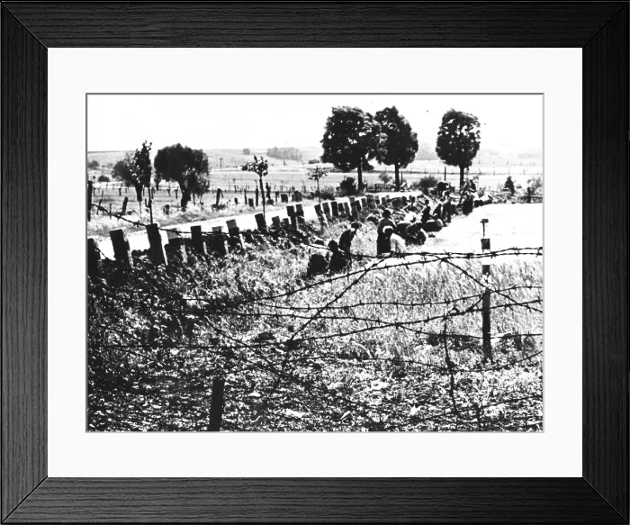 Framed Print : Berlin Barbed Wire Wall Framed Print : Berlin Barbed Wire Wall