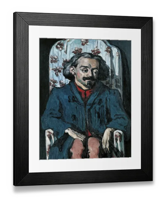 Framed Print : Achille Emperaire, by Paul Cézanne, 1868, 19th Century, oil on canvas Framed Print : Achille Emperaire, by Paul Cézanne, 1868, 19th Century, oil on canvas