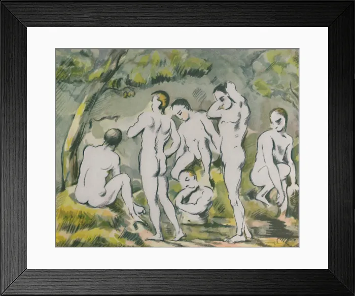 Framed Print : The Bathers 1946 Framed Print : The Bathers 1946