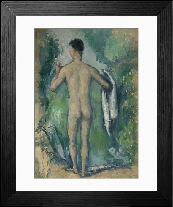 Framed Print : Standing Bather Framed Print : Standing Bather