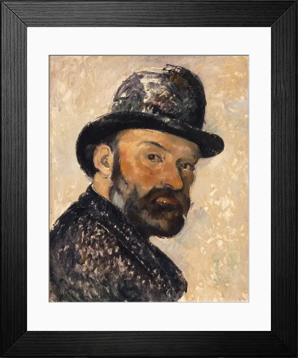 Framed Print : Self-Portrait With Bowler Hat