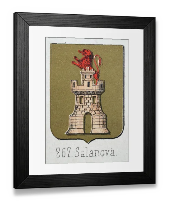 Framed Print : Medieval heraldry, Coat of arms, Shield with, Rampant, Red, Lion, Castle, Gold, Spanish, Vintage illustration Framed Print : Medieval heraldry, Coat of arms, Shield with, Rampant, Red, Lion, Castle, Gold, Spanish, Vintage illustration