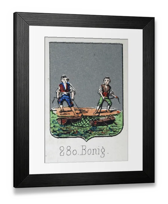Framed Print : Medieval heraldry, Coat of arms, Shield with, Fishing, Fisherman, Net, Catching, fishing, Spanish, Vintage illustration Framed Print : Medieval heraldry, Coat of arms, Shield with, Fishing, Fisherman, Net, Catching, fishing, Spanish, Vintage illustration