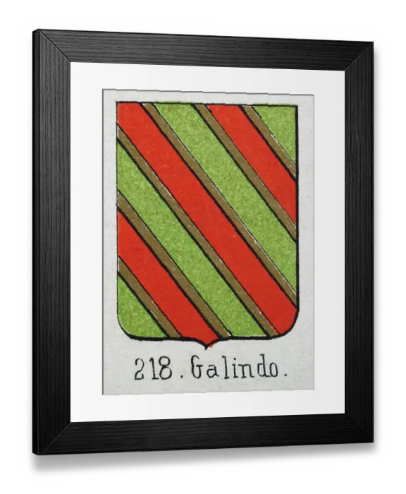 Framed Print : Medieval heraldry, Coat of arms, Shield with, diagonal, stripes, green, gold, red, Spanish, Vintage illustration Framed Print : Medieval heraldry, Coat of arms, Shield with, diagonal, stripes, green, gold, red, Spanish, Vintage illustration