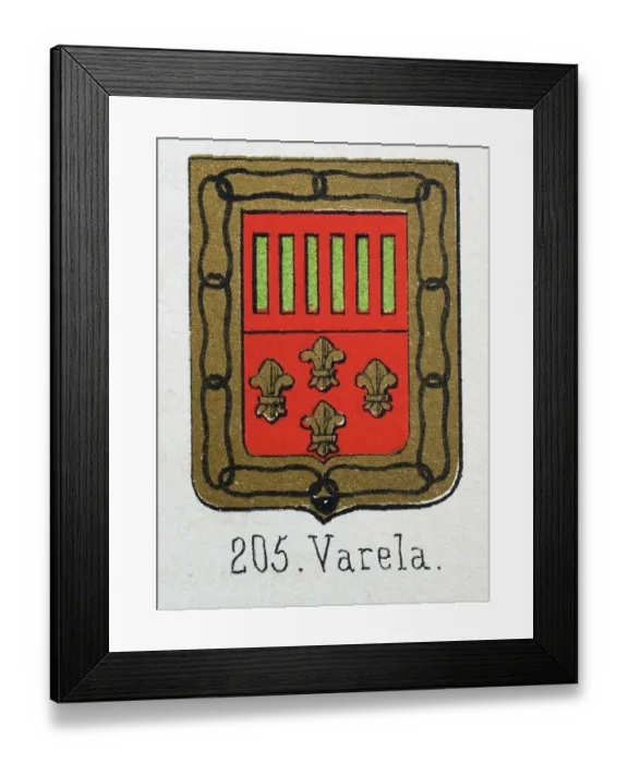 Framed Print : Medieval heraldry, Coat of arms, Shield with, gold, fleur de lis, chain, red, gold, Spanish, Vintage illustration Framed Print : Medieval heraldry, Coat of arms, Shield with, gold, fleur de lis, chain, red, gold, Spanish, Vintage illustration