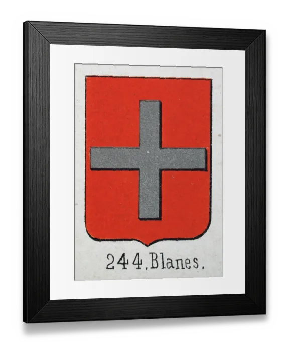 Framed Print : Medieval heraldry, Coat of arms, Shield with, Silver, Cross, Red, Spanish, Vintage illustration Framed Print : Medieval heraldry, Coat of arms, Shield with, Silver, Cross, Red, Spanish, Vintage illustration