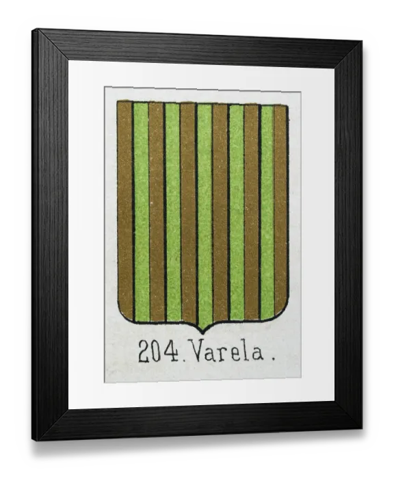 Framed Print : Medieval heraldry, Coat of arms, Shield with, Striped, green, gold, Spanish, Vintage illustration Framed Print : Medieval heraldry, Coat of arms, Shield with, Striped, green, gold, Spanish, Vintage illustration