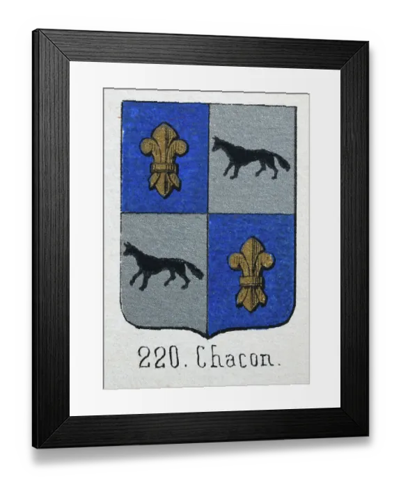 Framed Print : Medieval heraldry, Coat of arms, Shield with, Quartered, Gold, fleur de lis, blue, Black, wolf, silver, Spanish, Vintage illustration Framed Print : Medieval heraldry, Coat of arms, Shield with, Quartered, Gold, fleur de lis, blue, Black, wolf, silver, Spanish, Vintage illustration
