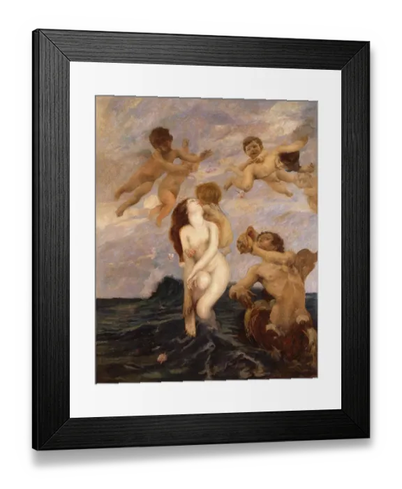 Framed Print : Birth of Venus, by Ettore Tito, 1903, 20th Century, oil on canvas Framed Print : Birth of Venus, by Ettore Tito, 1903, 20th Century, oil on canvas