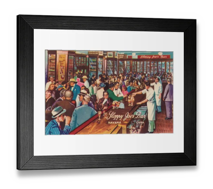 Framed Print : Sloppy Joe'S Bar, Havana, Cuba, 1951 Framed Print : Sloppy Joe'S Bar, Havana, Cuba, 1951