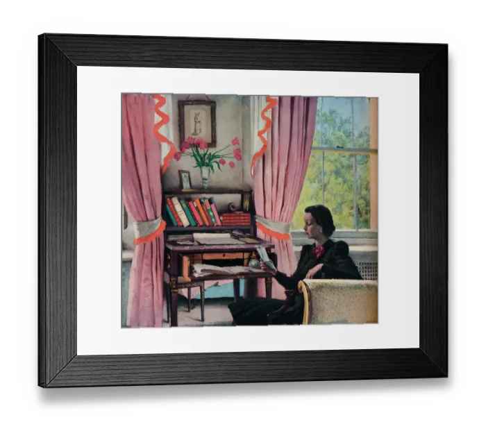 Framed Print : The Letter, 20th century. Artist: Rex Whistler Framed Print : The Letter, 20th century. Artist: Rex Whistler