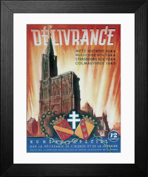 Framed Print : World War 2: Deliverance!, 1945