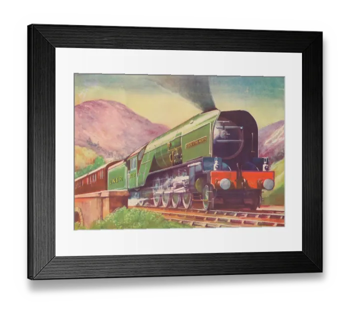Framed Print : Cock O The North Locomotive, L.N.E.R. in the Highlands, 1940