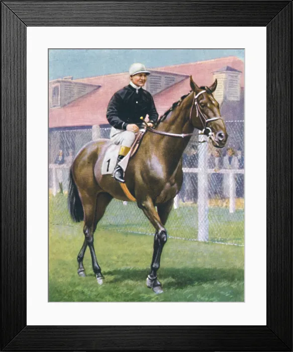 Framed Print : Fair Copy, Jockey: R. Perryman, 1939. Richard Perryman was one of the best Framed Print : Fair Copy, Jockey: R. Perryman, 1939. Richard Perryman was one of the best