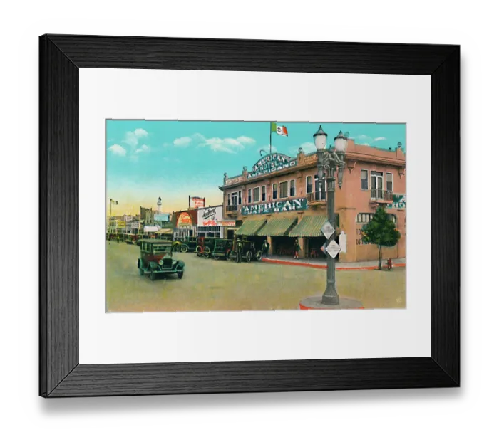 Framed Print : Looking East On Second Street Framed Print : Looking East On Second Street